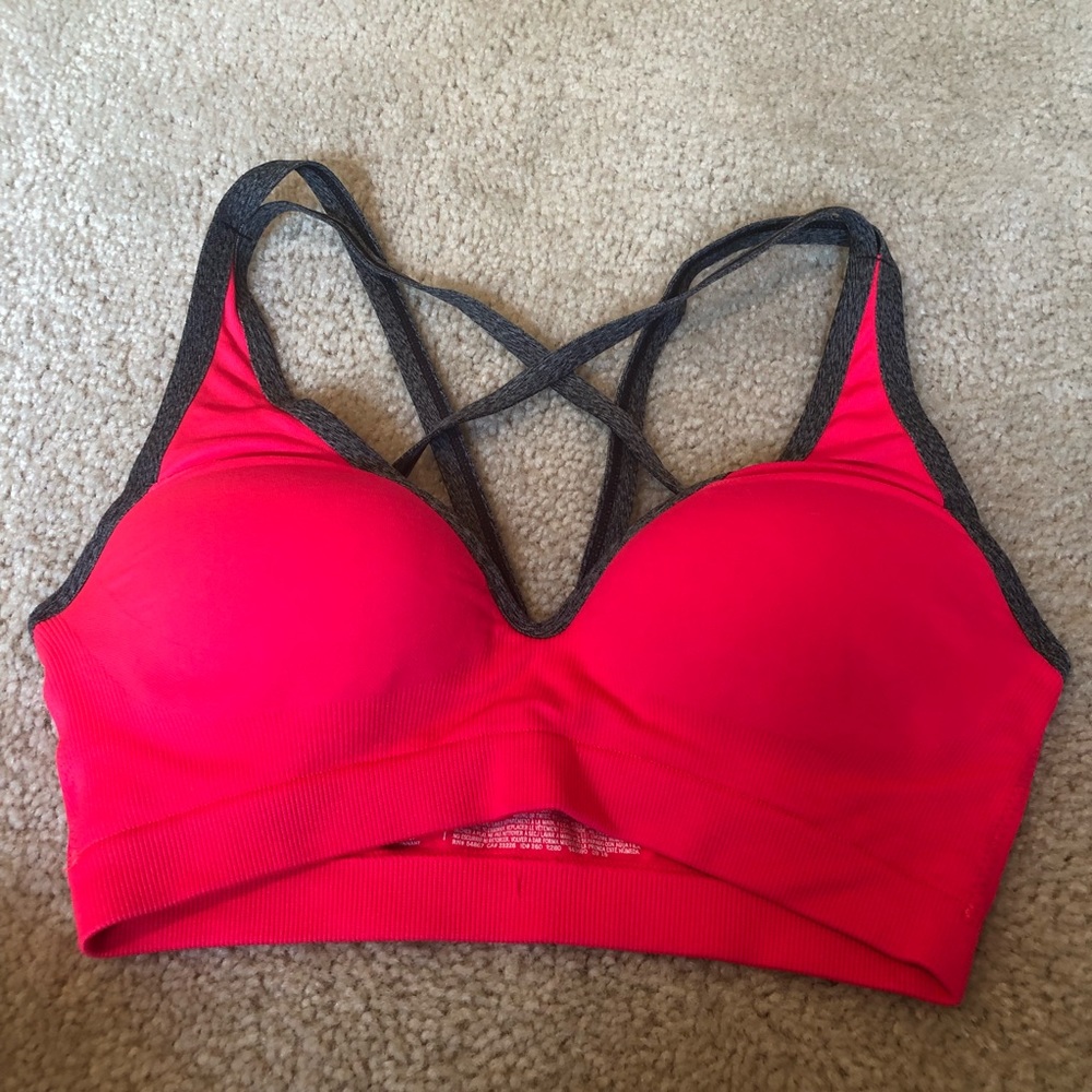 Size S Pink padded sports bra